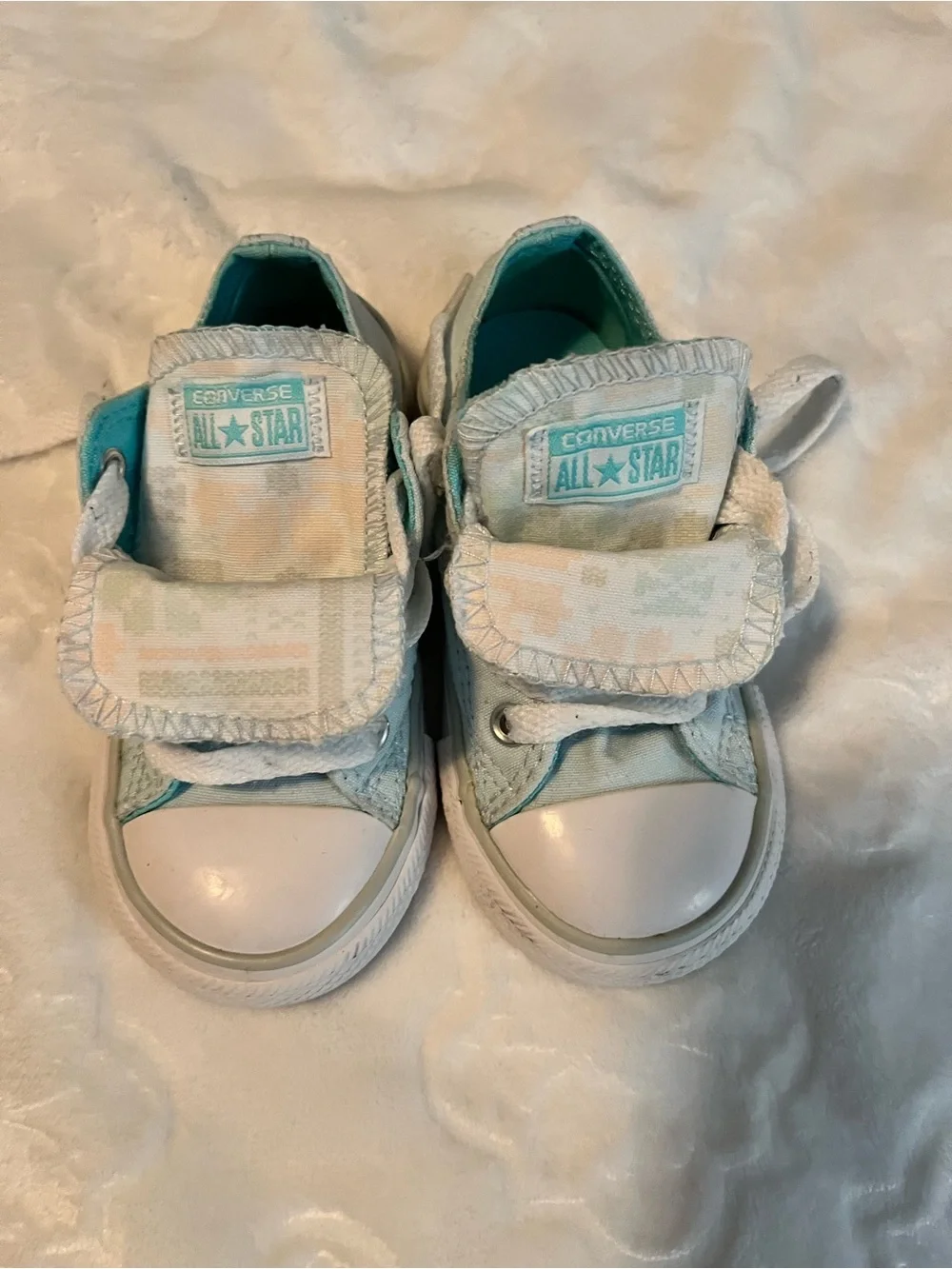 Converse baby Aqua Canvas Low-Top Sneakers